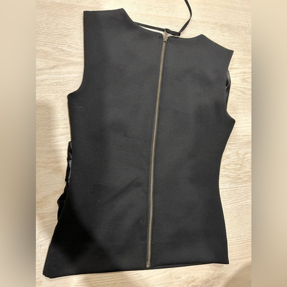 Trouvé Faux Leather Top - Picture 2 of 2